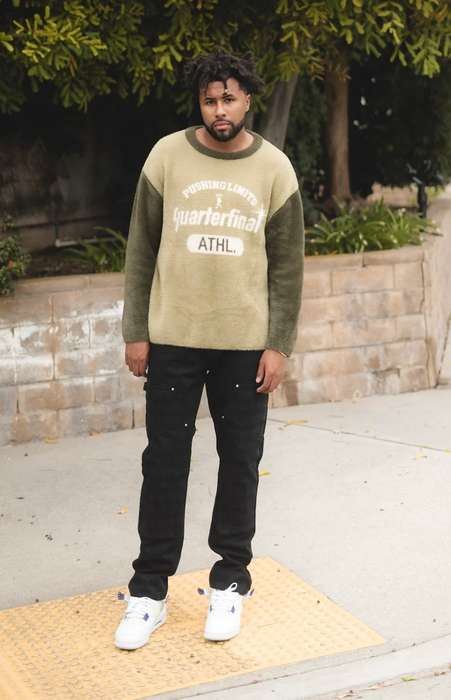 QTFL MOHAIR ATHL. SWEATER